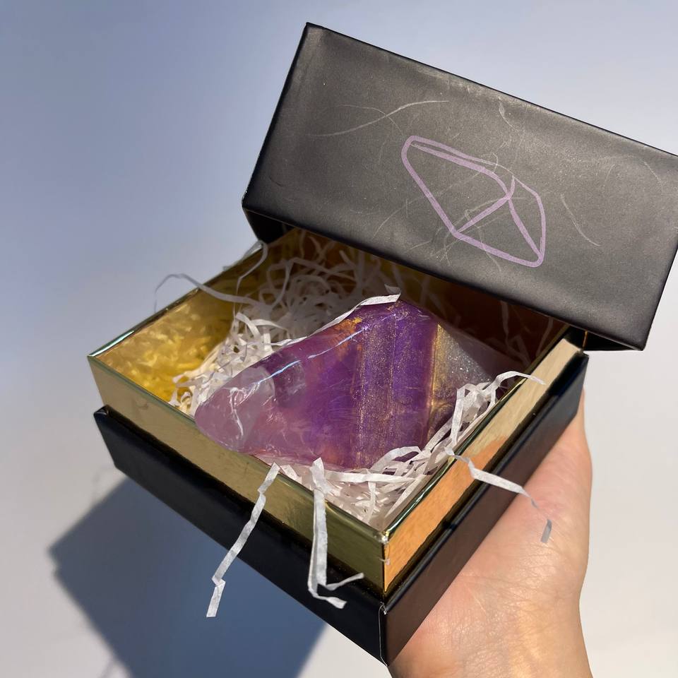 Savon en cristal
