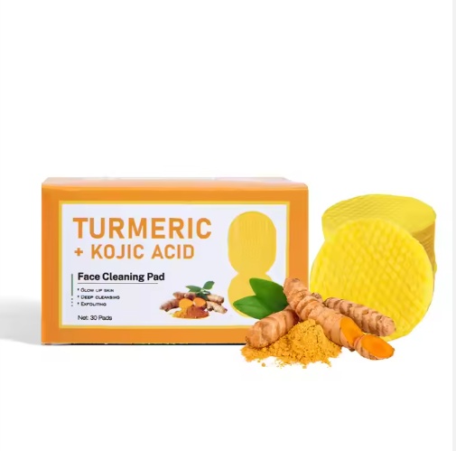 Private Label Turmeric Kojic Acid Pads