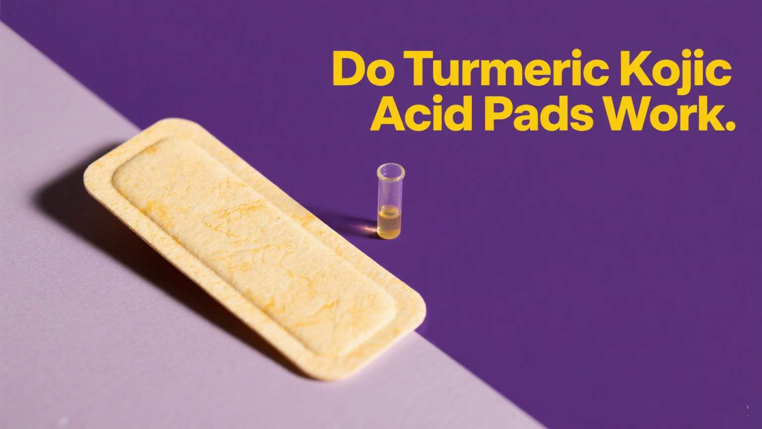 Do Turmeric Kojic Acid Pads Work? Real Benefits, Results & How to Use Them
