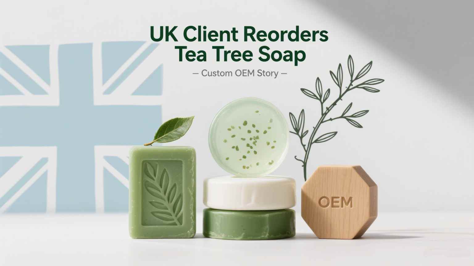 UK Client Reorders Tea Tree Soap | Custom OEM Story