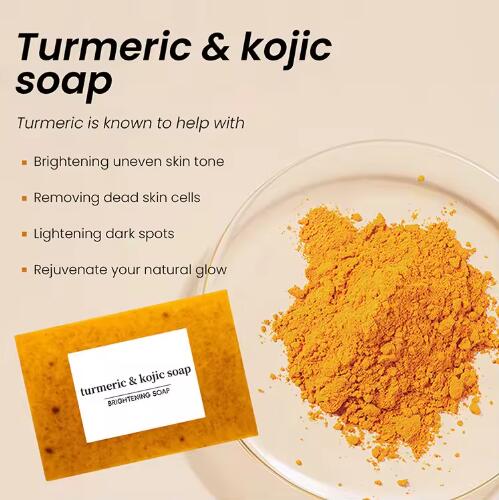 Sapone della barra di curcuma