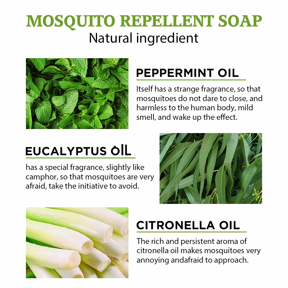 Mosquito repellent soap ingredients