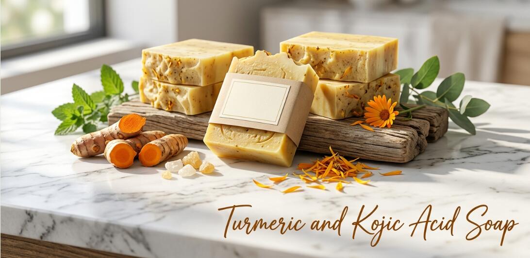 turmeric and kojic acid soap